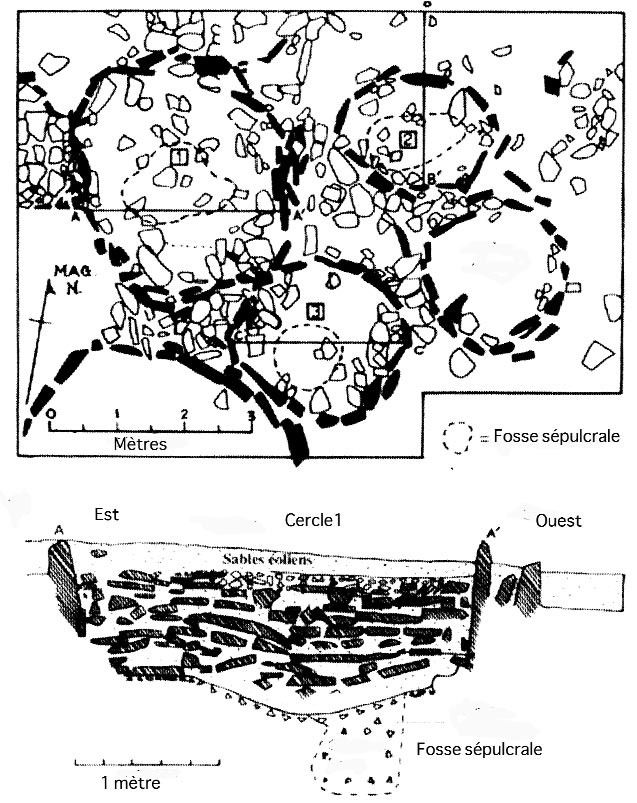 Fig. 5. Plateforme funéraire de type Namoratunga (Joussaume, 2007, fig. 230). 