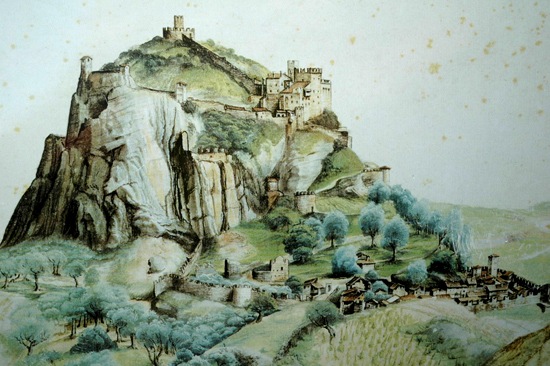 Painting of the Castel by Albrecht Dürer